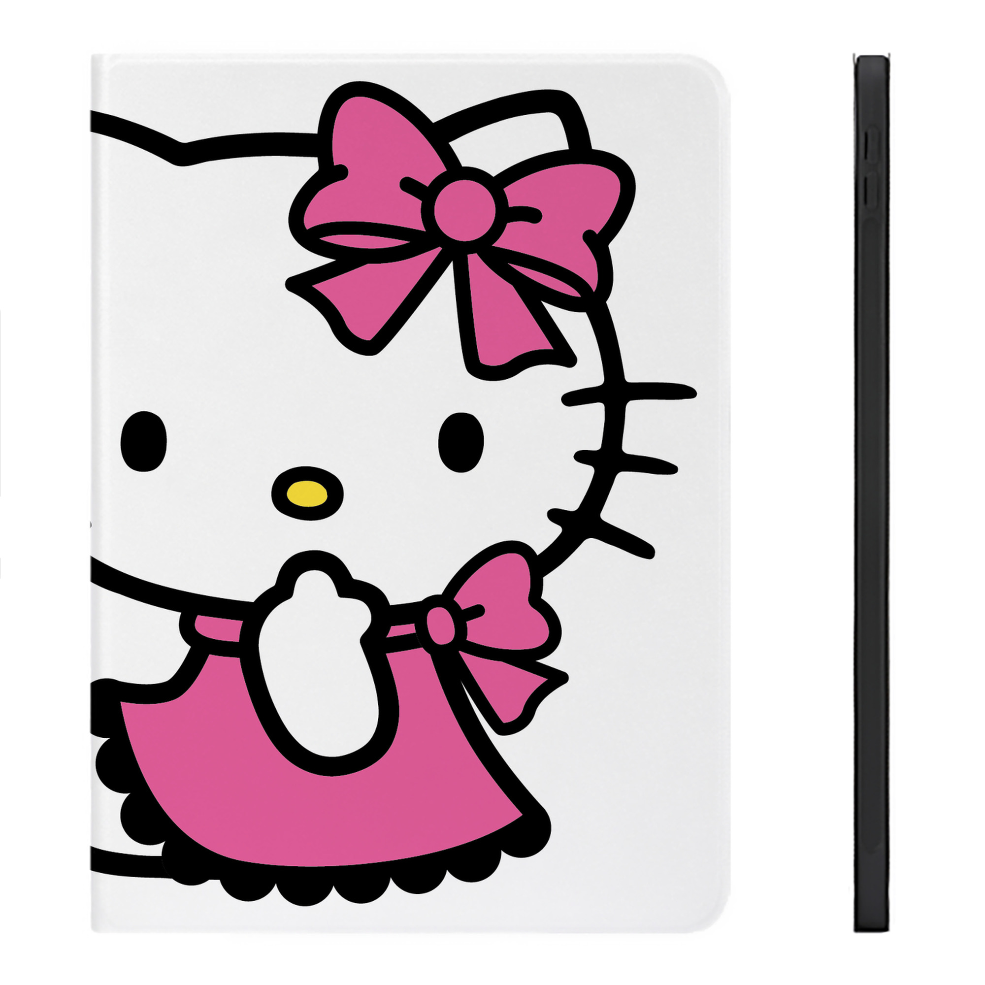 （画像用） Hello Kitty ハローキティ IPadケース ペンホルダー付き ブックスタイルデザイン